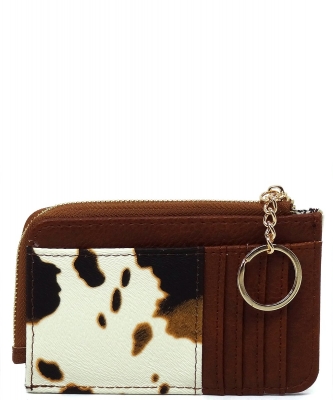 Fashion Card Holder Keychain Wallet AD003 COW